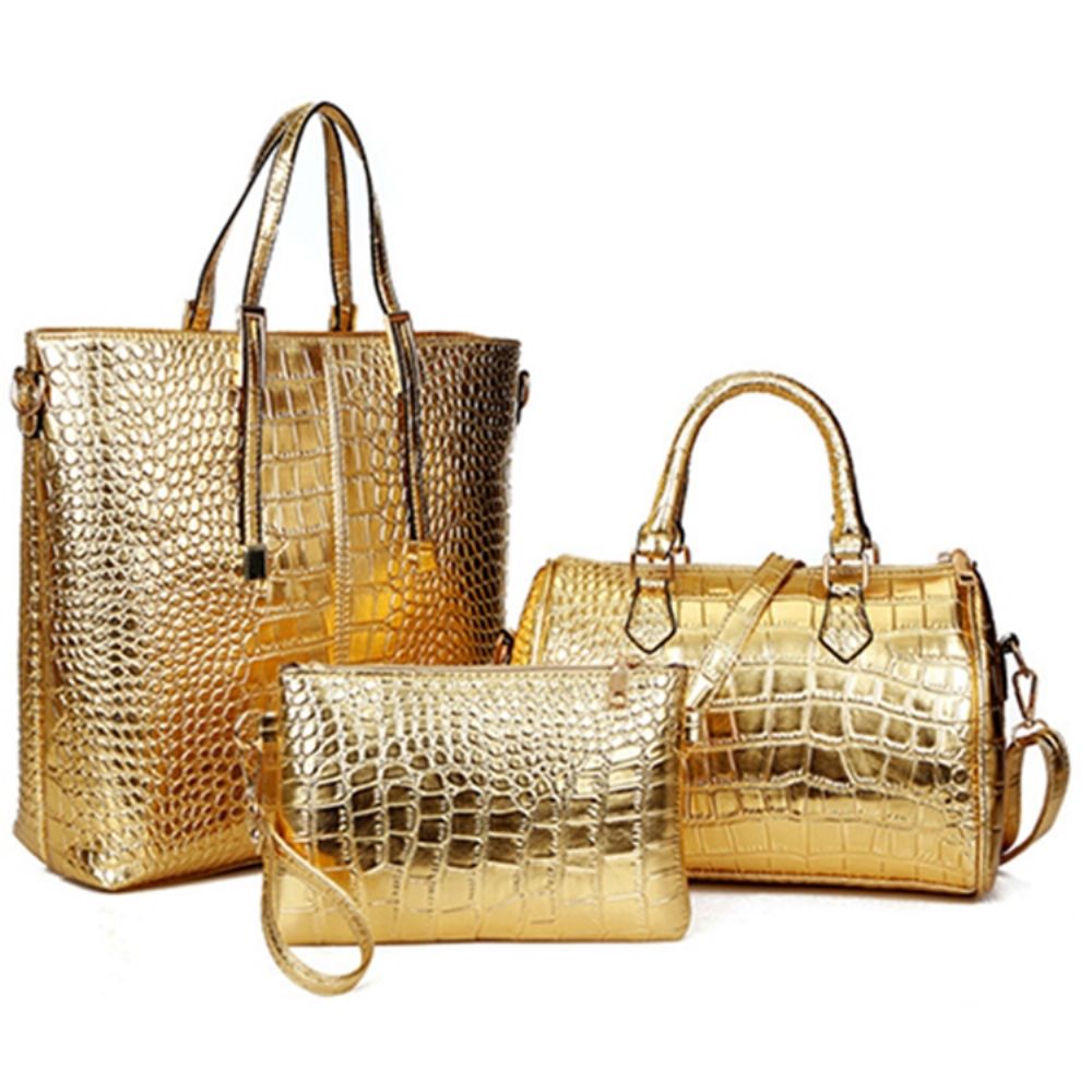 Bolsas De Celebridades Croco (3 Bolsas)