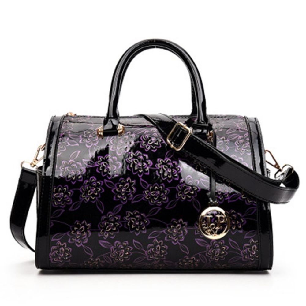 Bolsas Florais Europeias Em Pu