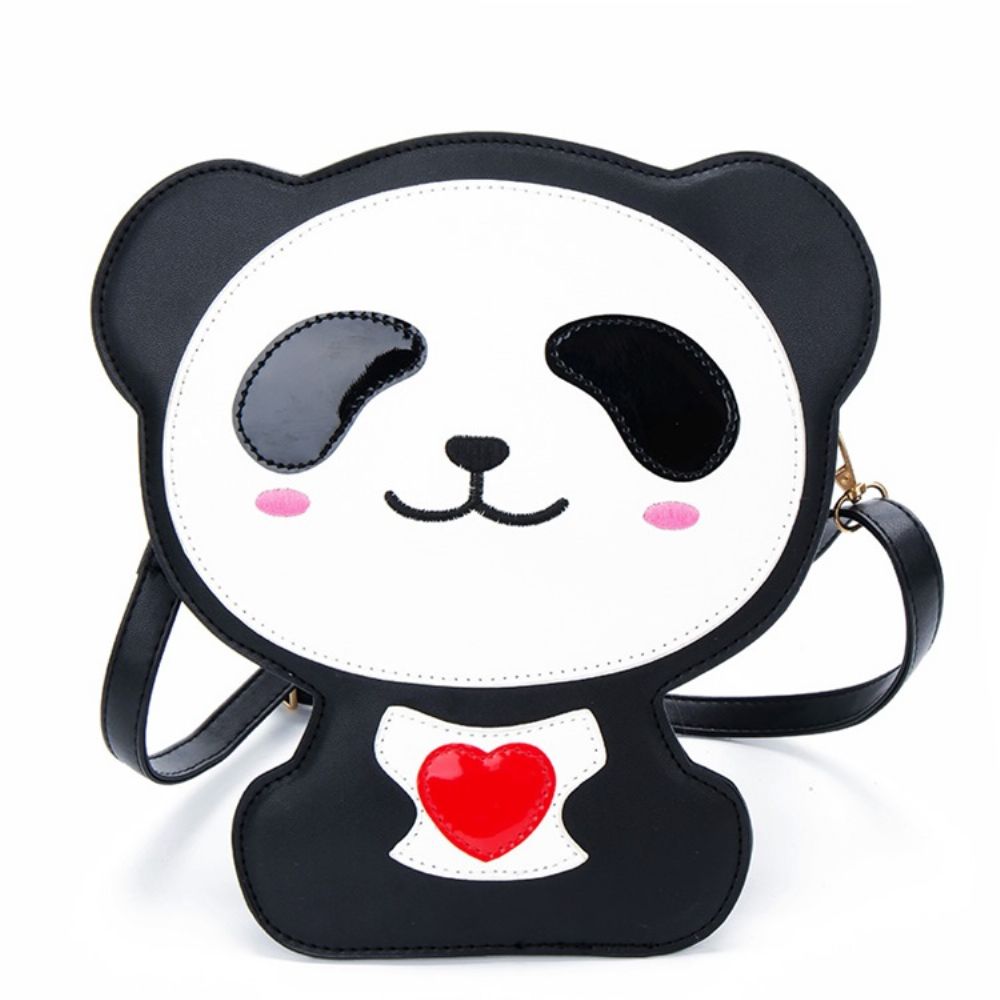 Bolsa Transversal Com Design De Urso Fofo De Desenho Animado