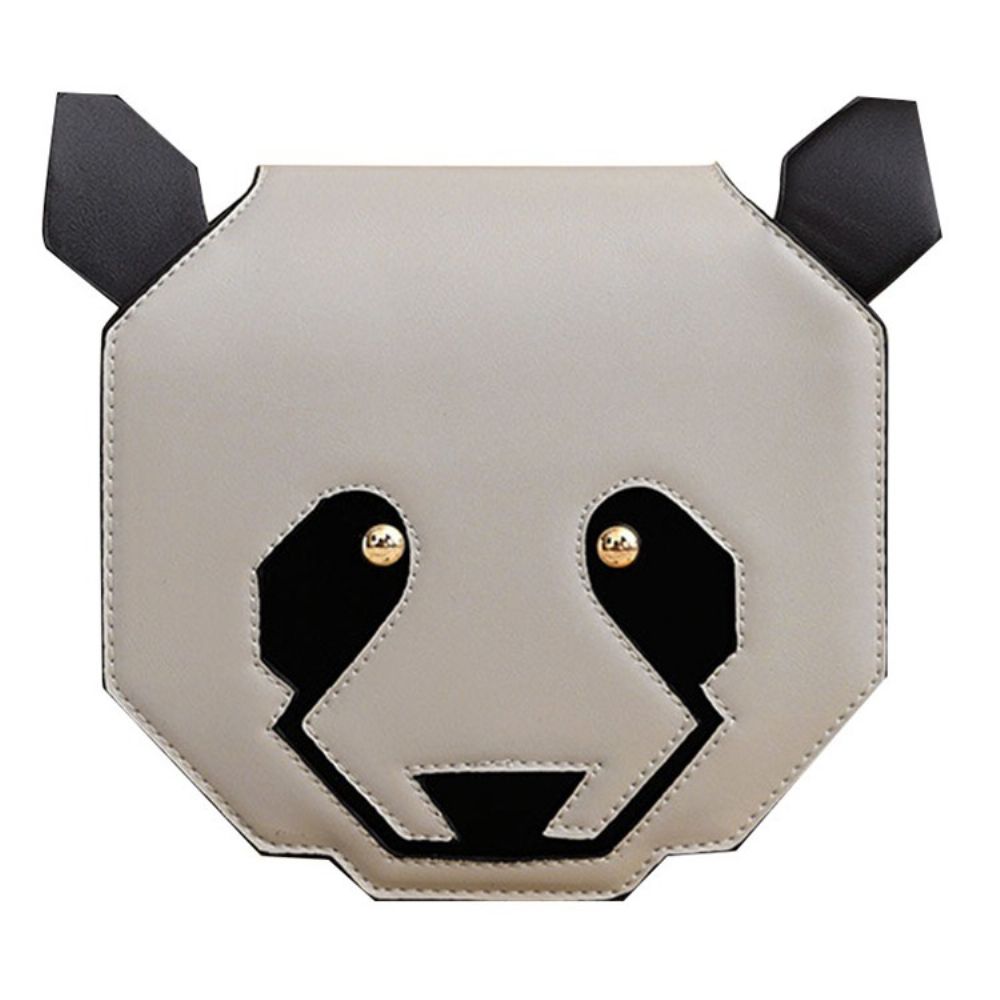 Bolsa Transversal Em Formato De Panda De Desenho Simpático