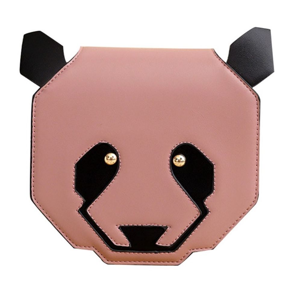 Bolsa Transversal Em Formato De Panda De Desenho Simpático