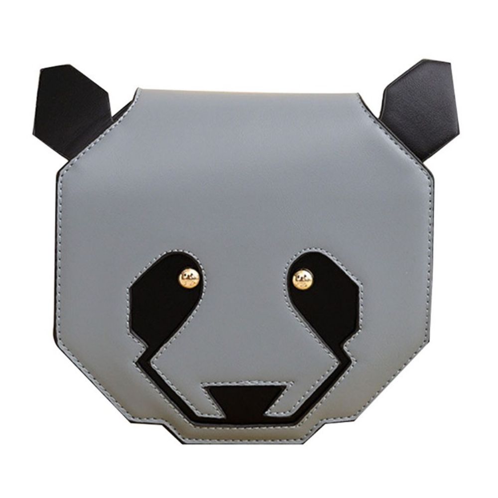 Bolsa Transversal Em Formato De Panda De Desenho Simpático