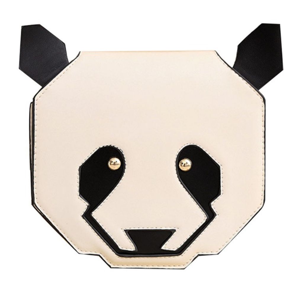 Bolsa Transversal Em Formato De Panda De Desenho Simpático