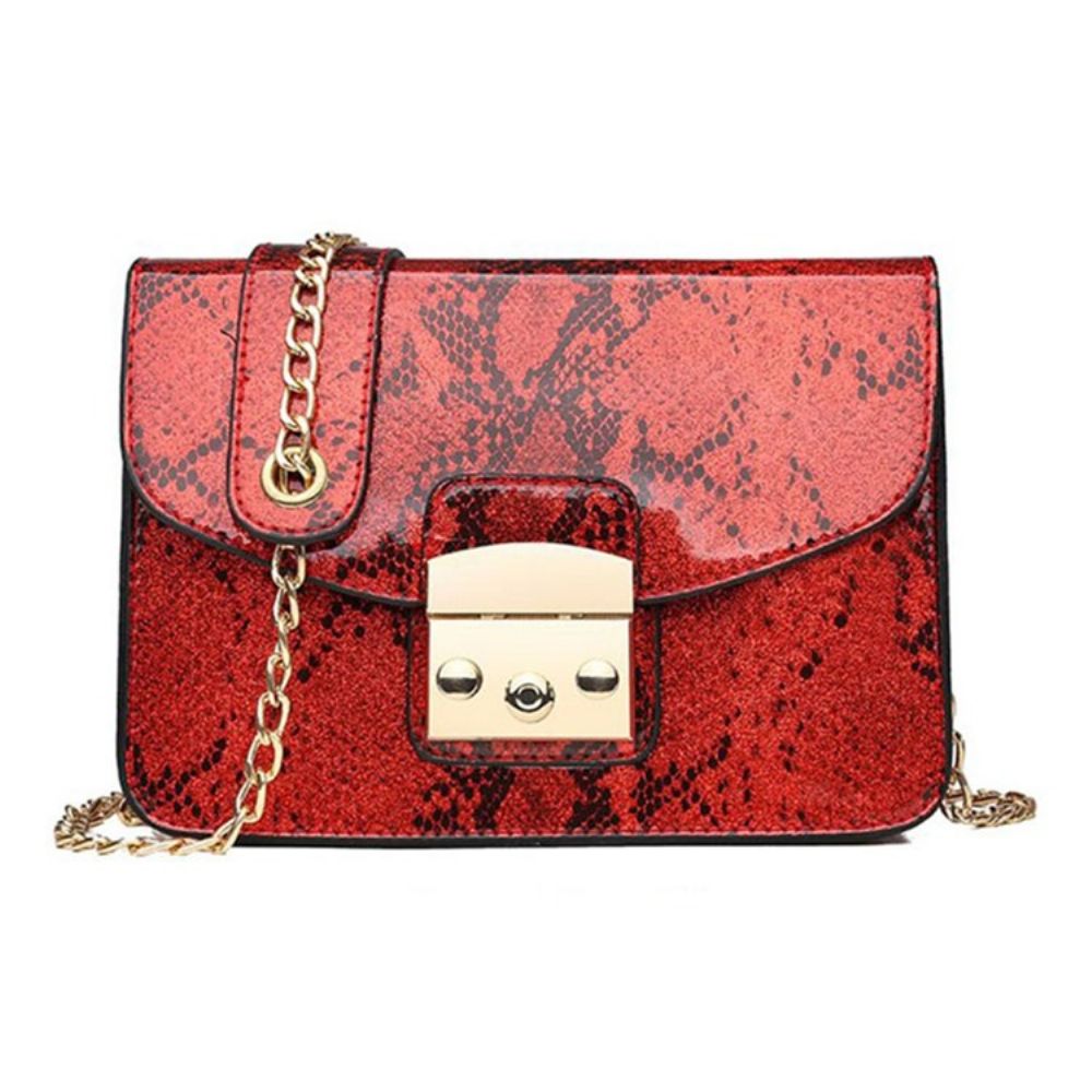 Bolsas Crossbody Retangulares Com Linha Serpentina