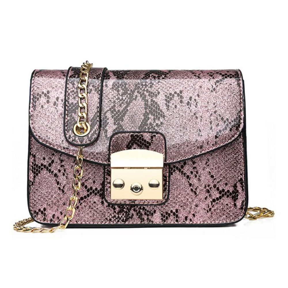 Bolsas Crossbody Retangulares Com Linha Serpentina