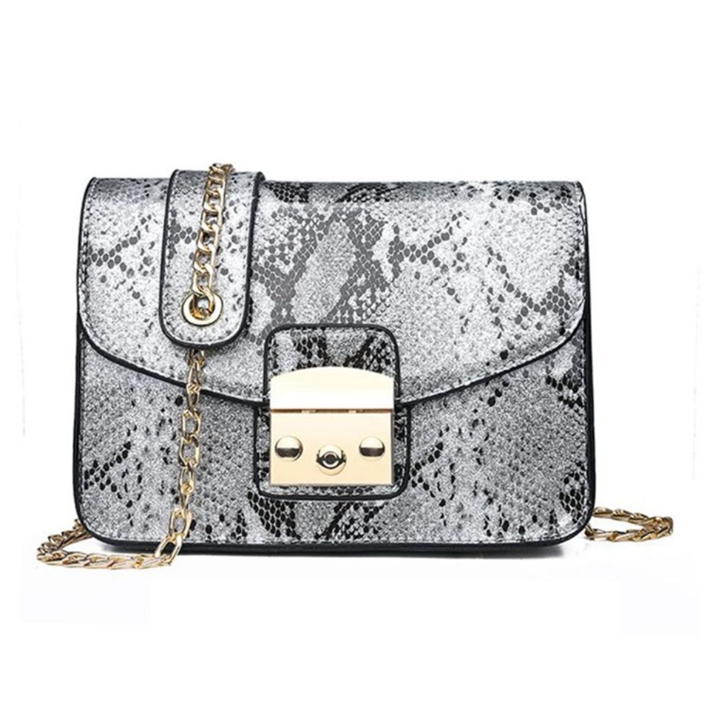 Bolsas Crossbody Retangulares Com Linha Serpentina