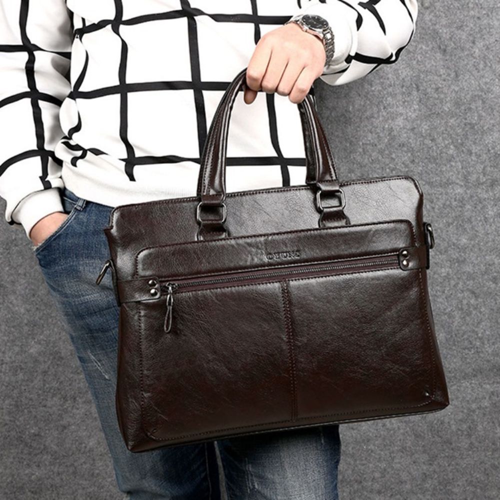 Bolsa Masculina De Negócios De Grande Capacidade