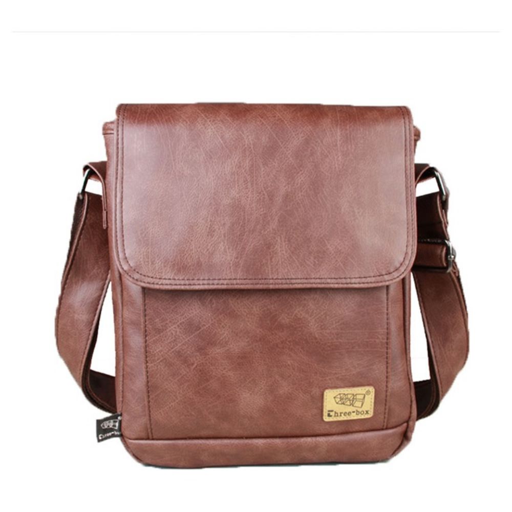 Bolsas De Tiracolo Masculinas Quadradas Simples Com Fio De Pu