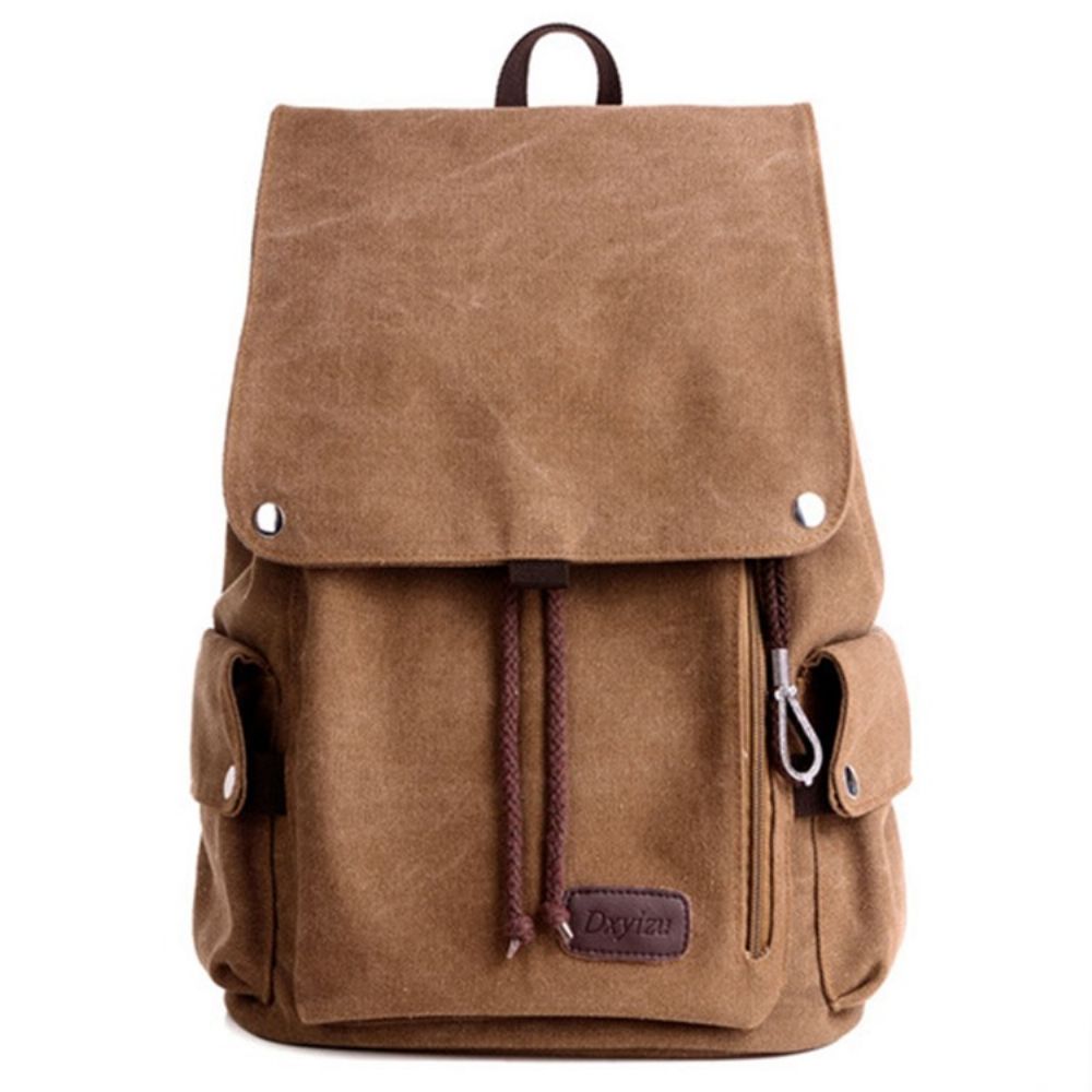 Mochila De Lona Masculina Casual Estilo Coreano