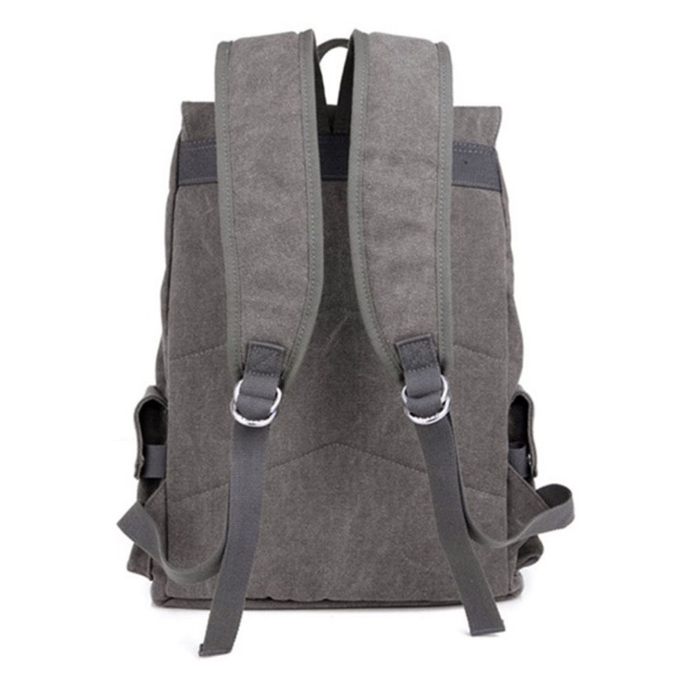 Mochila De Lona Masculina Casual Estilo Coreano