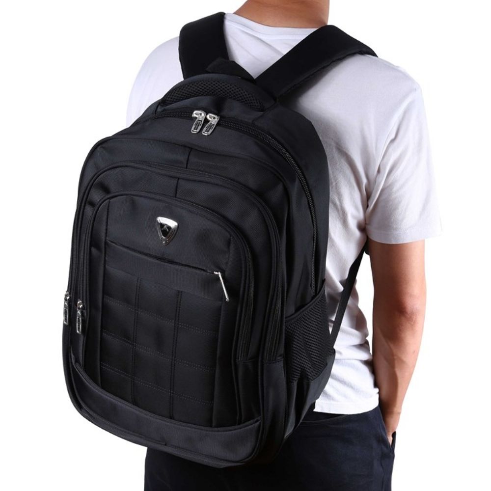 Mochilas De Escritório Simples De Poliéster Para Laptop