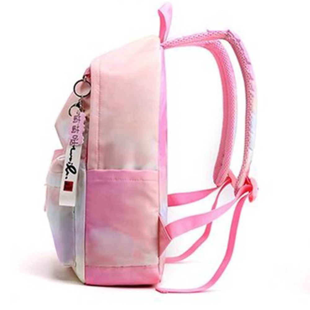 Mochila De Fio De Cor Gradiente Refrescante De Nylon