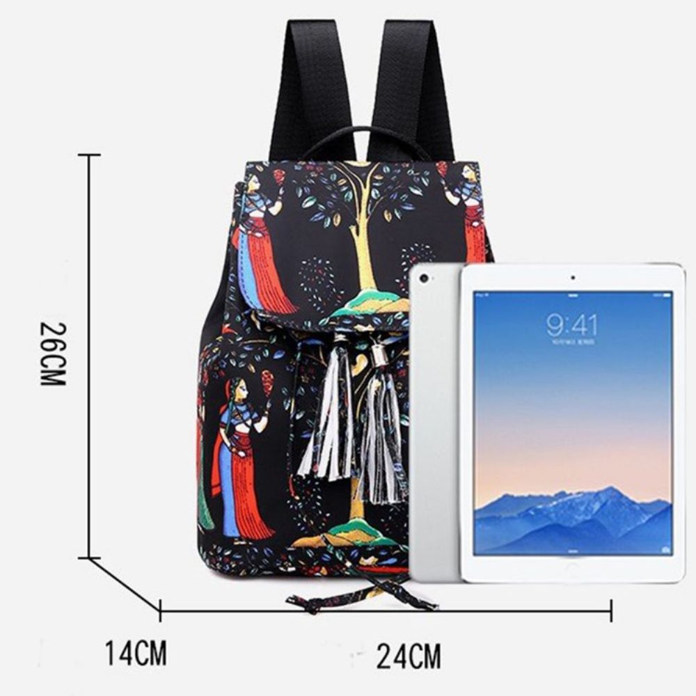 Mochila De Moda Com Borla De Desenho Animado