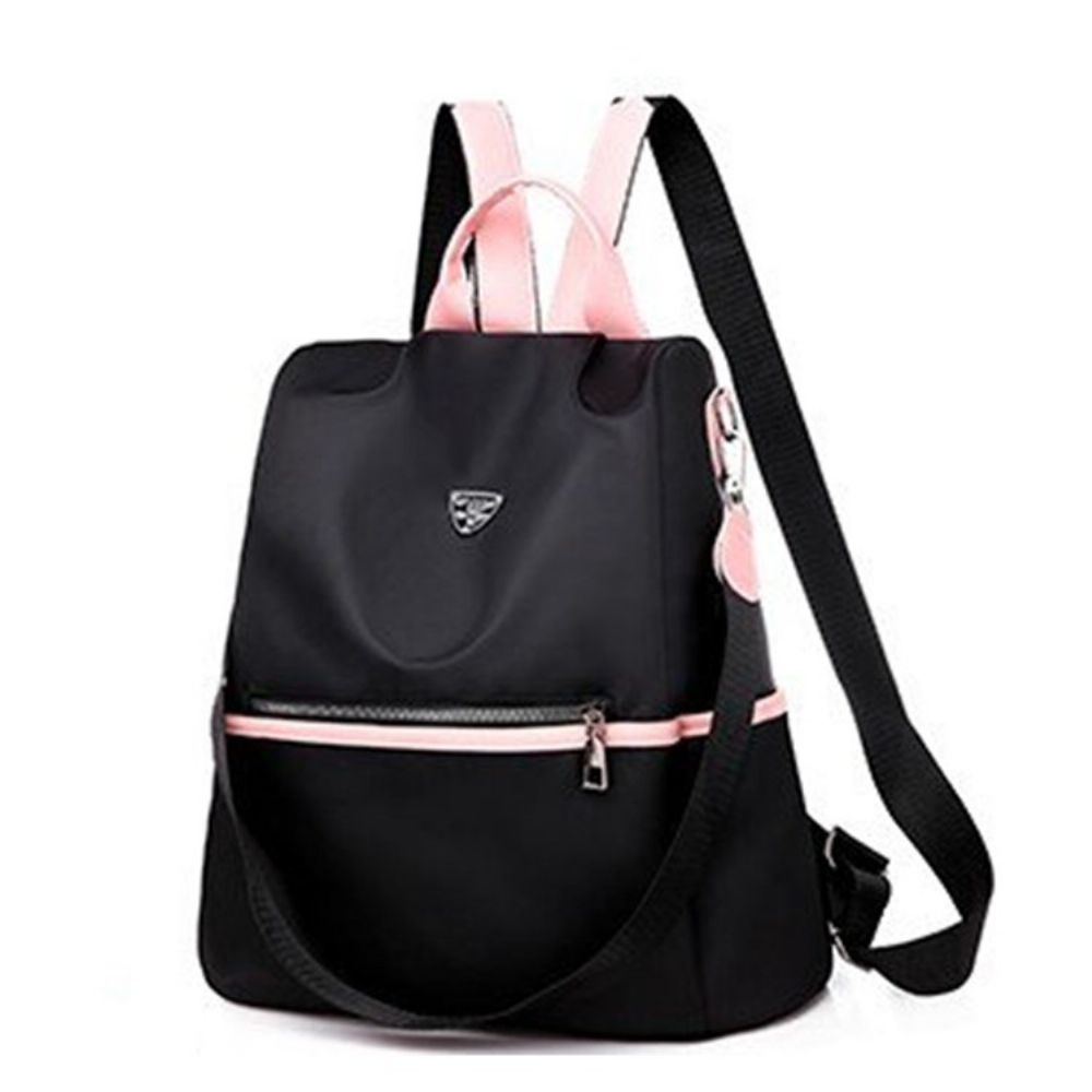 Mochila Oxford Color Block Preto