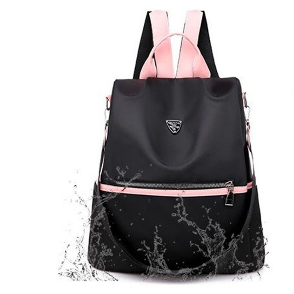 Mochila Oxford Color Block Preto