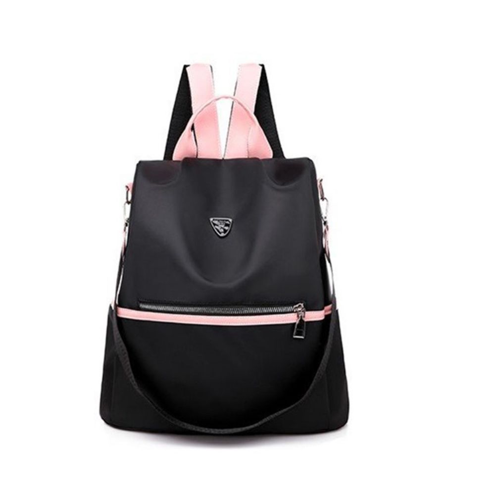 Mochila Oxford Color Block Preto