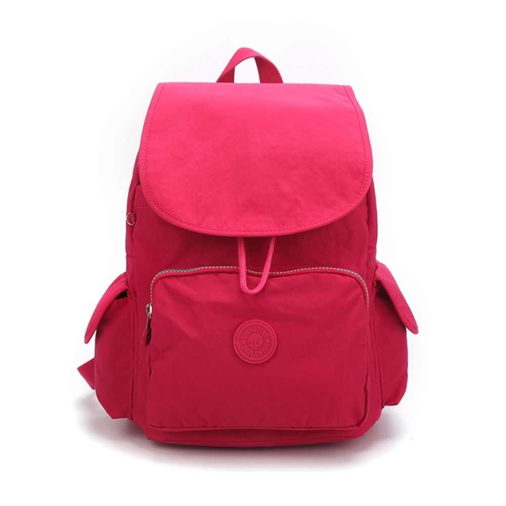 Mochilas De Lona Simples Com Zíper Primavera