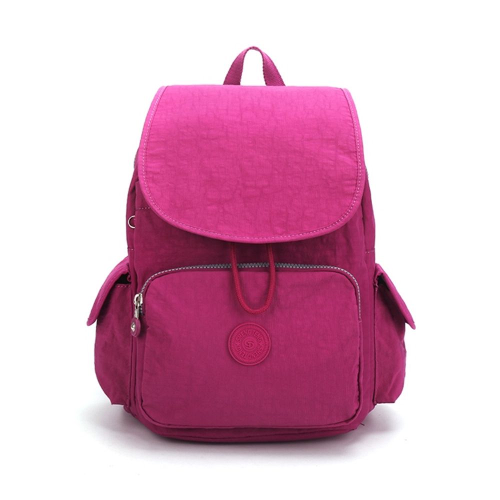 Mochilas De Lona Simples Com Zíper Primavera