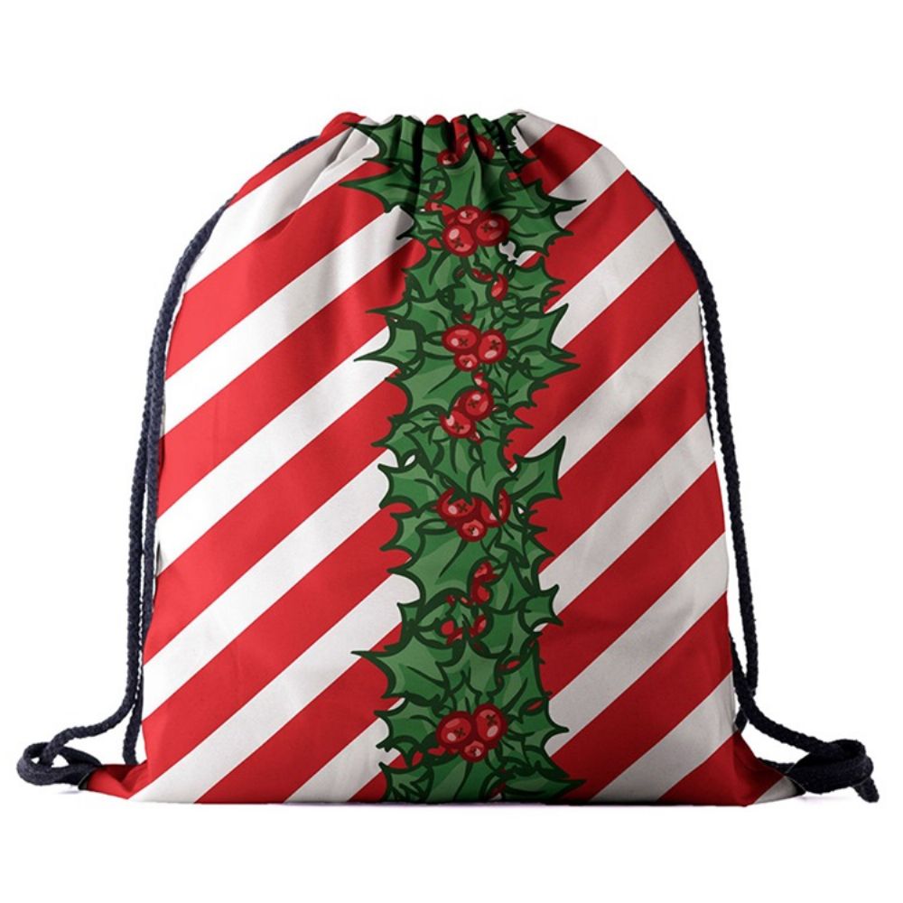 Mochilas De Natal Oxford Com Estampa