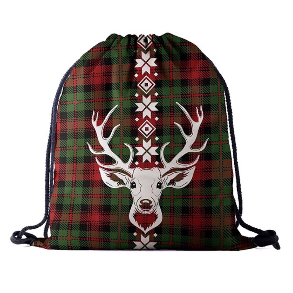 Mochilas De Natal Oxford Com Estampa