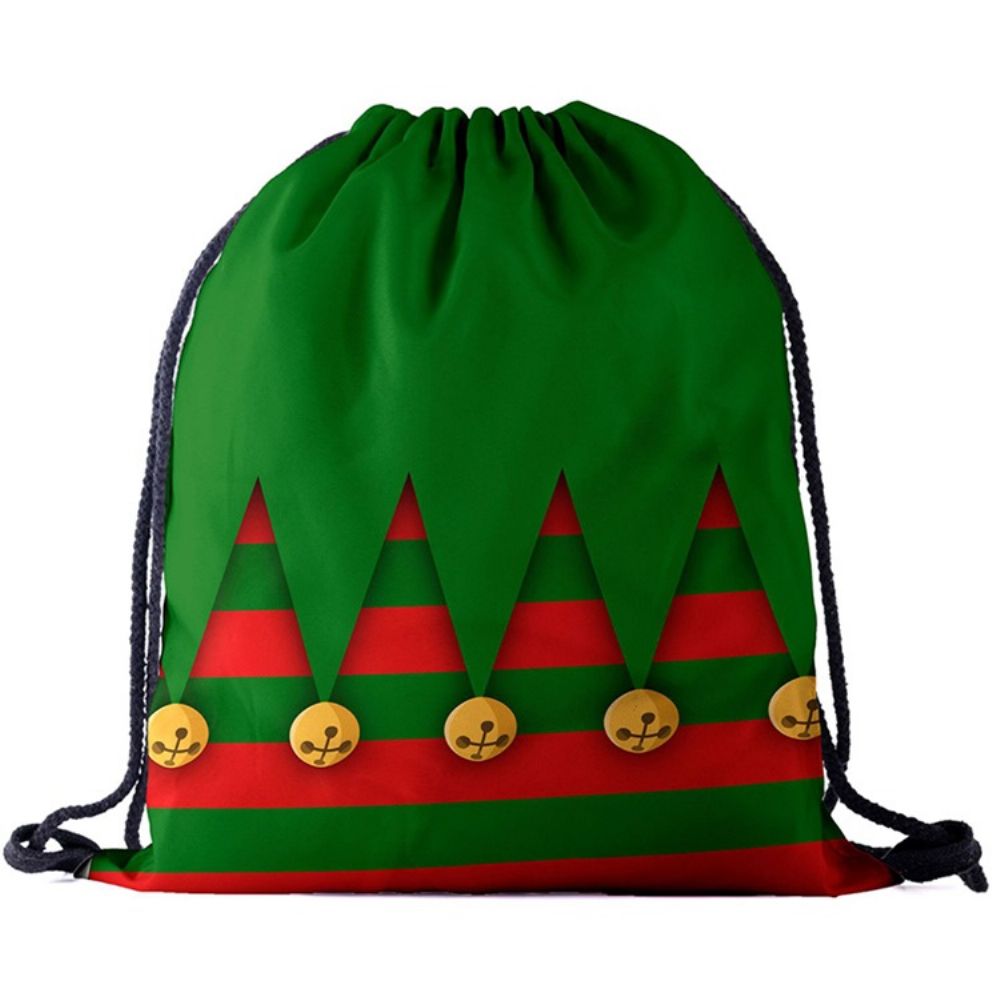 Mochilas De Natal Oxford Com Estampa