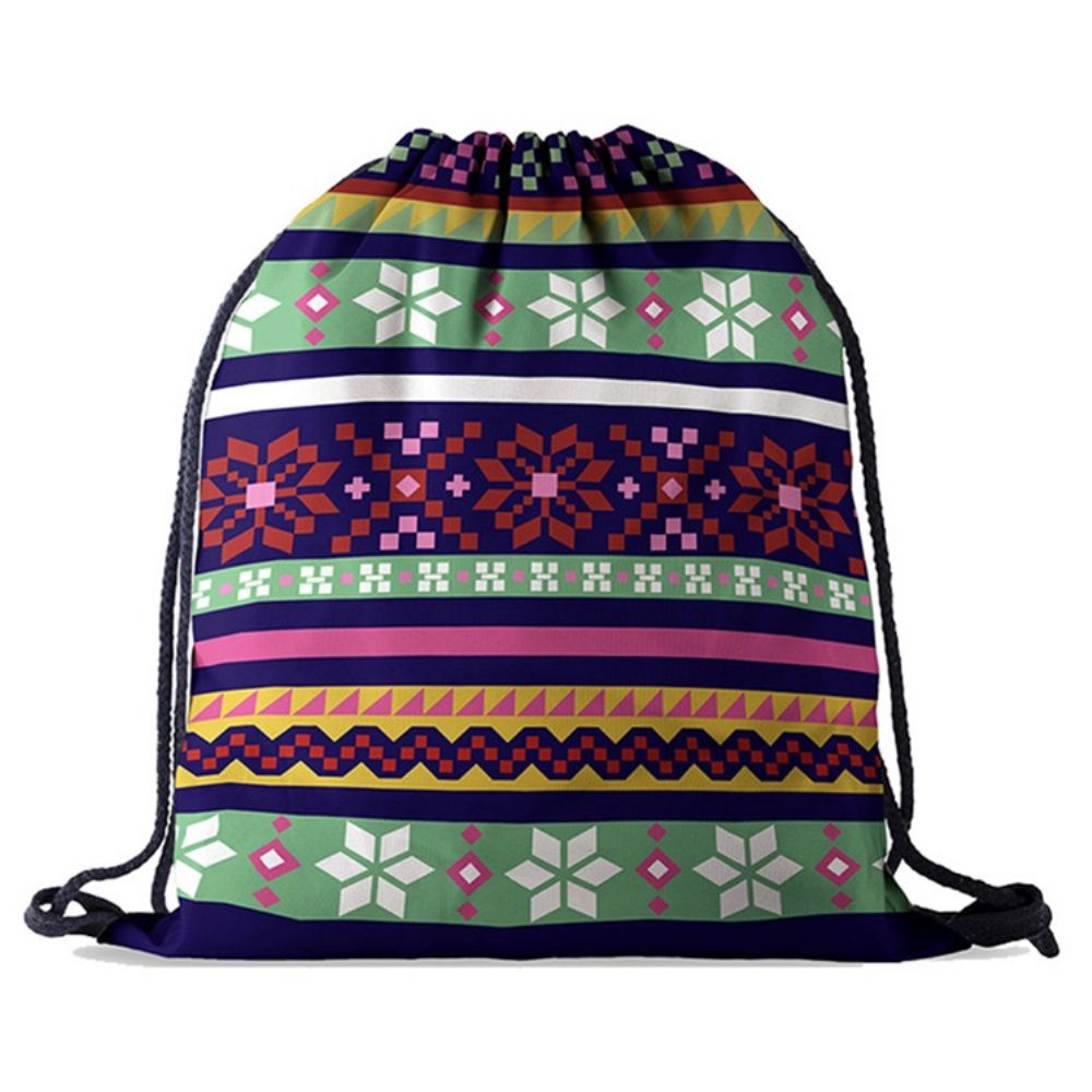 Mochilas De Natal Oxford Com Estampa