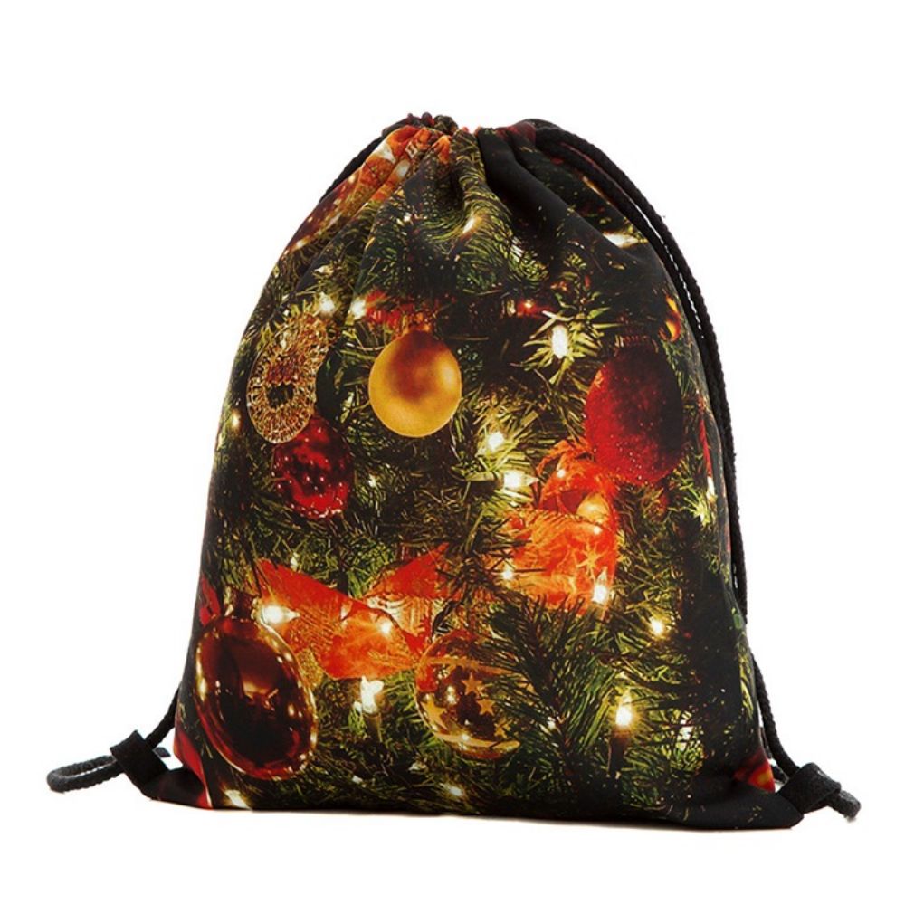 Mochilas De Poliéster Com Estampa De Desenhos Animados De Natal