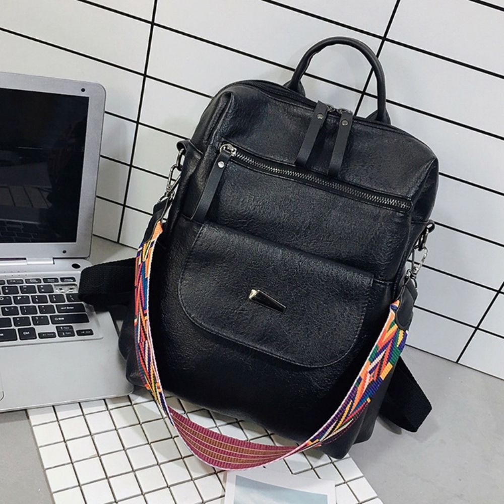 Mochilas De Pu Simples Com Rosca