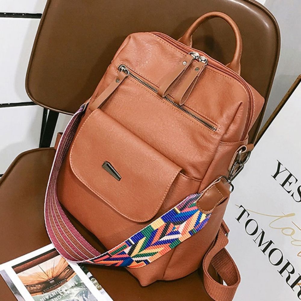 Mochilas De Pu Simples Com Rosca