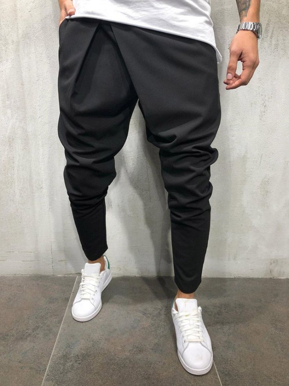 Calça Lápis Simples Cintura Média Calça Casual Casual