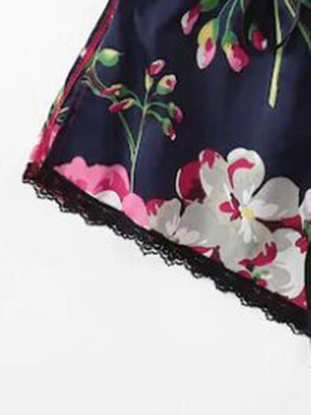 Conjunto Pijama De Cetim Estampado Floral Sexy Pijama Pijama