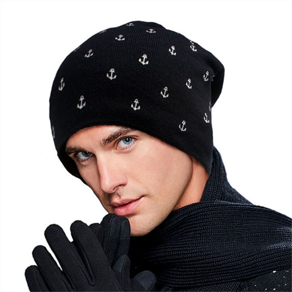 Chapéu Masculino De Inverno Âncora