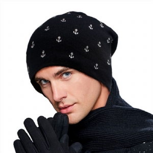 Chapéu Masculino De Inverno Âncora