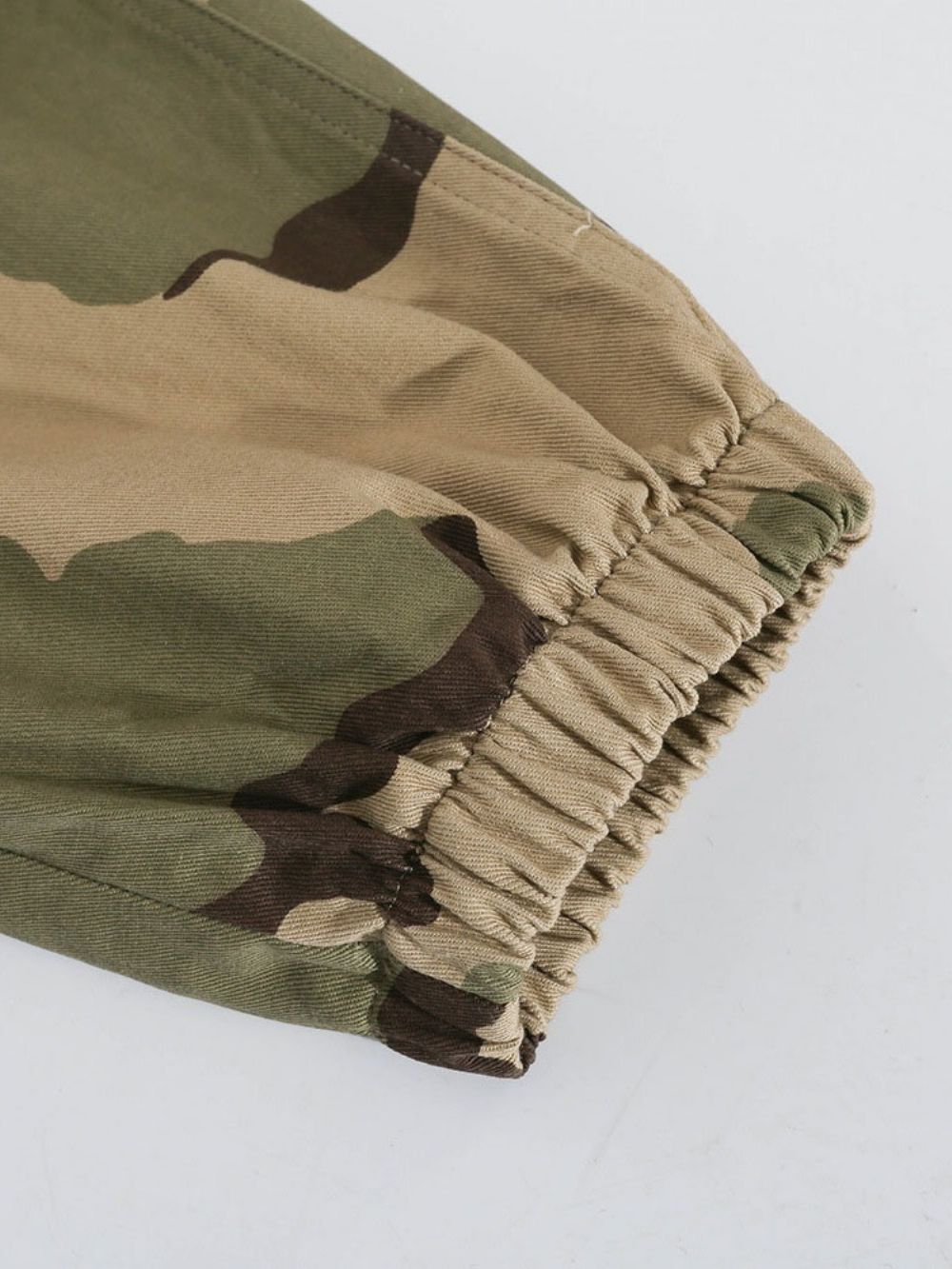 Calças Cargo Calças Femininas Estampado Solto Camuflagem De Corpo Inteiro