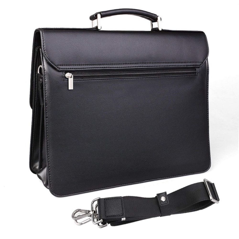 Bolsa De Negócios Masculina Pu Lock