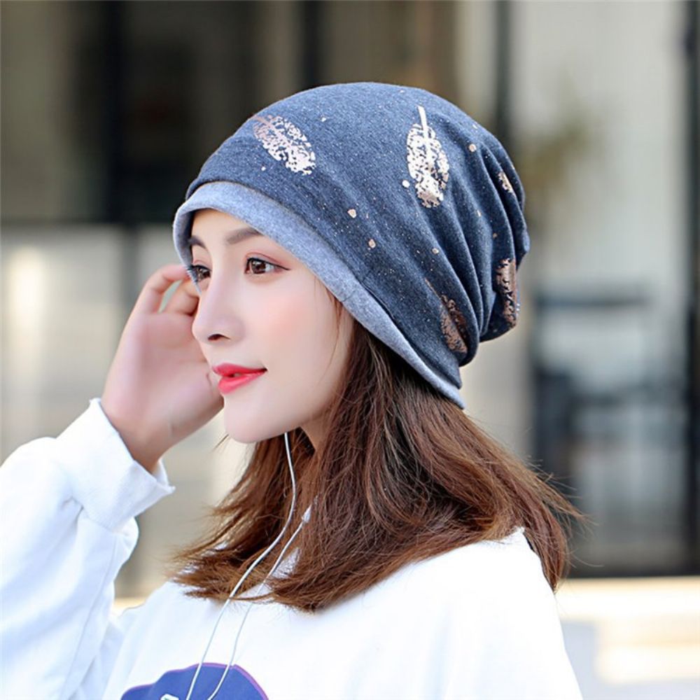 Chapéus Femininos Casuais De Inverno Estampados Com Estampa De Caveiras E Gorros