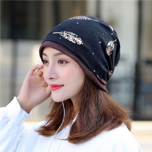 Chapéus Femininos Casuais De Inverno Estampados Com Estampa De Caveiras E Gorros