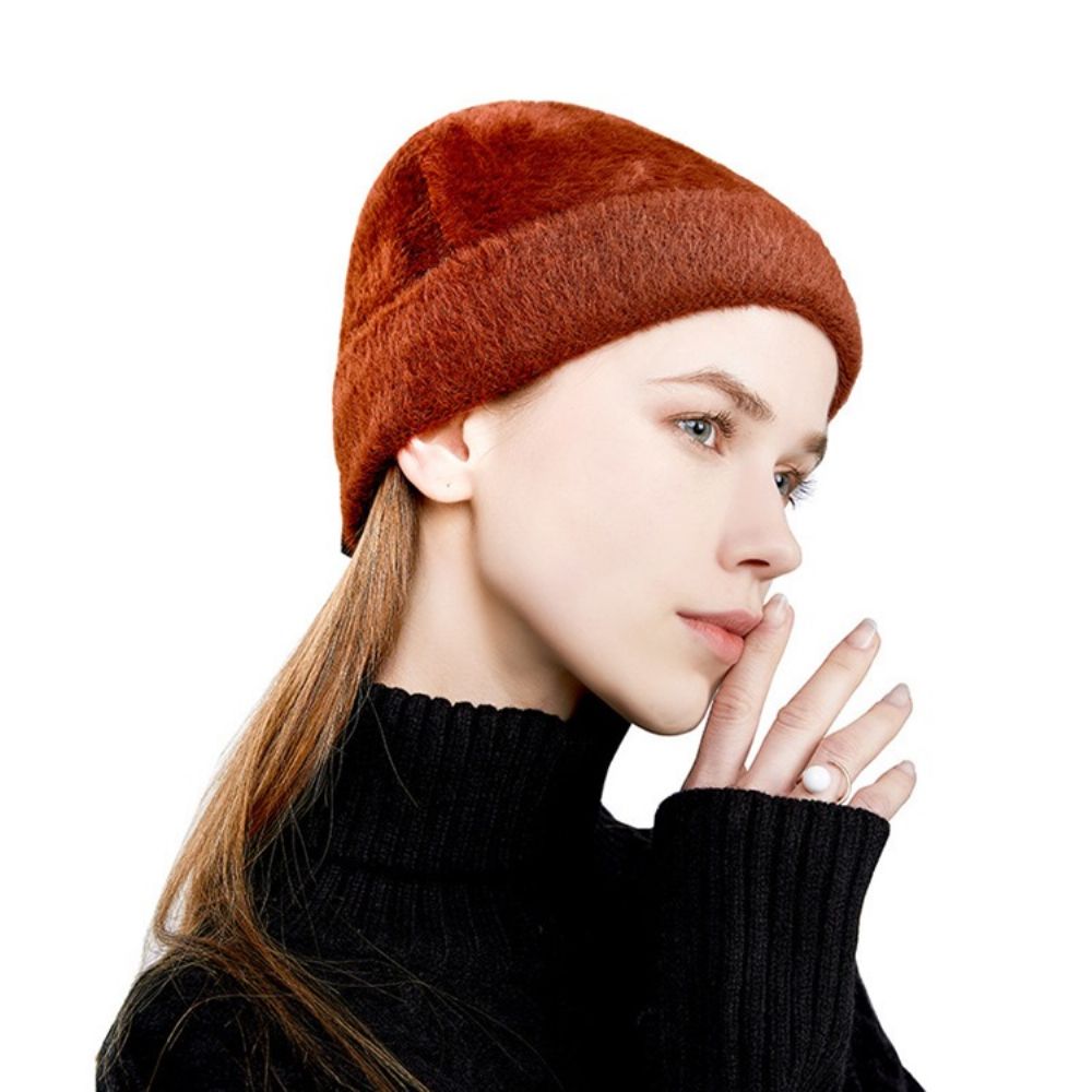 Chapéus Lisos De Inverno De Cashmere De Tricô