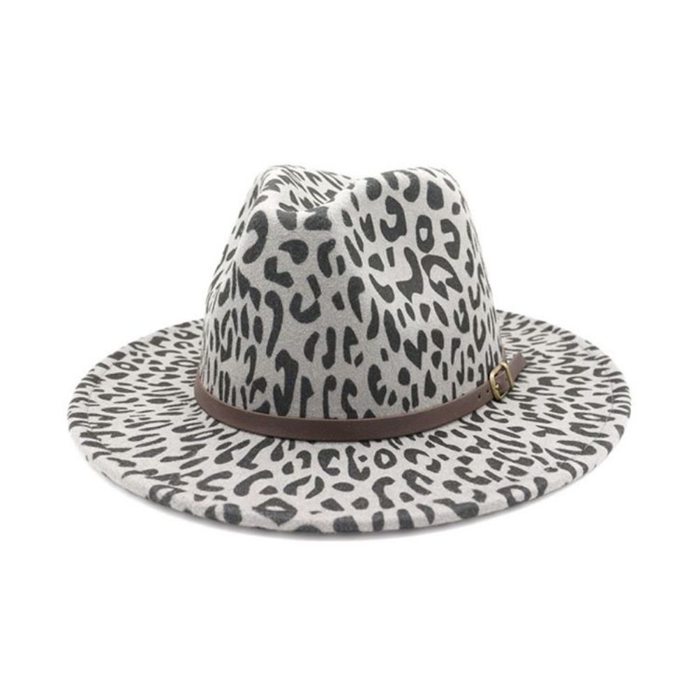 Chapéus De Outono Com Estampa De Leopardo Da Moda