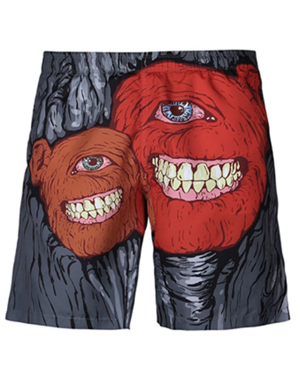 Shorts De Praia Masculino Em Formato De Coração 3D