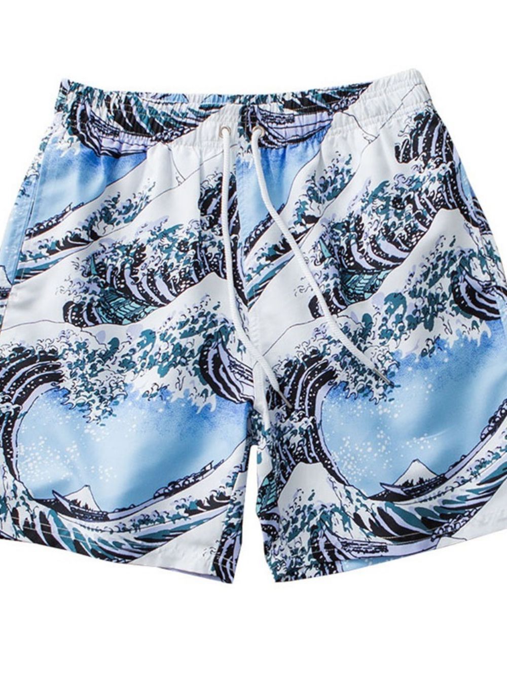 Shorts De Praia Masculinos Retos De Bolso