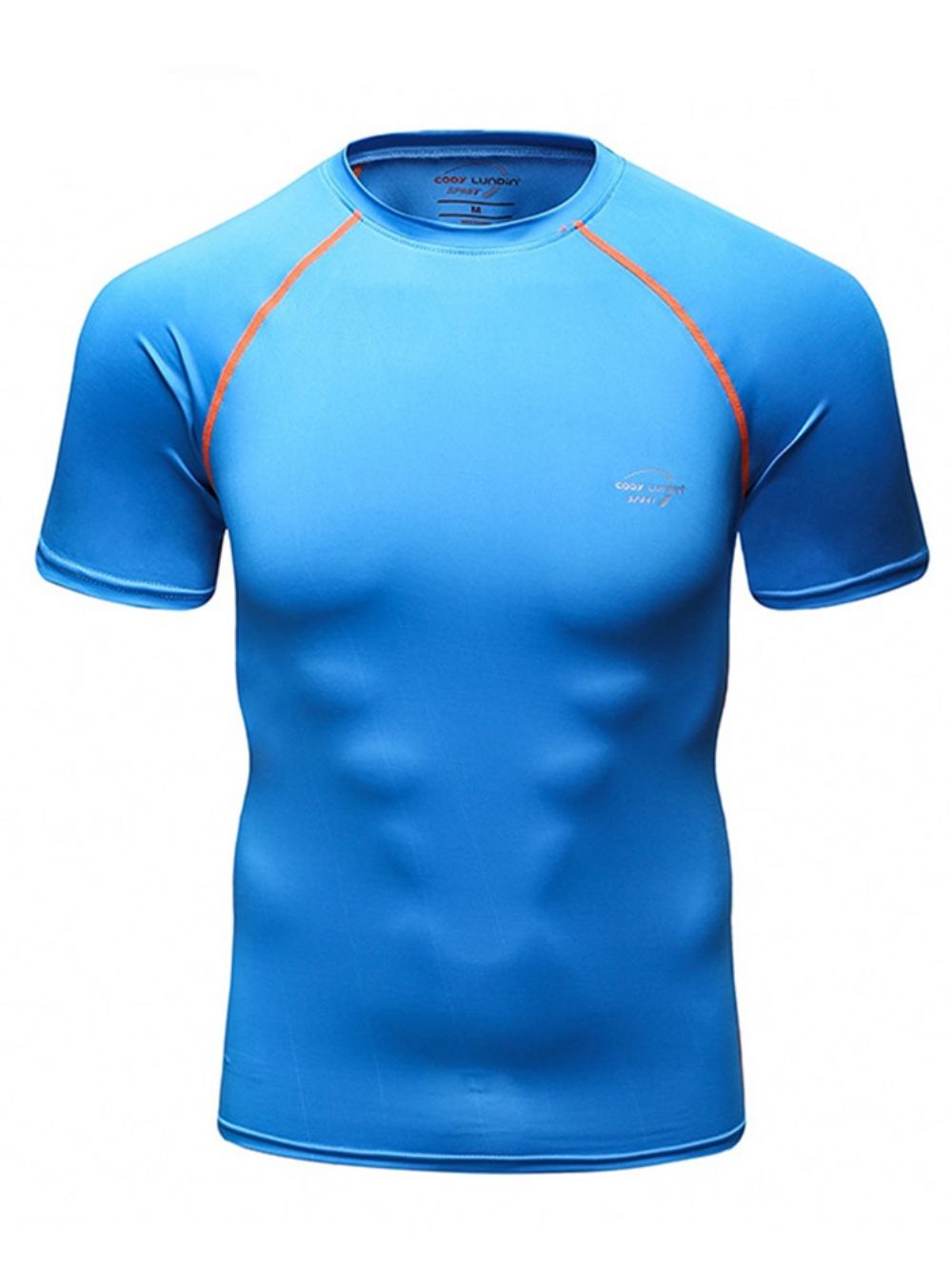 Blusas Esportivas Masculinas Leves Color Block Manga Curta