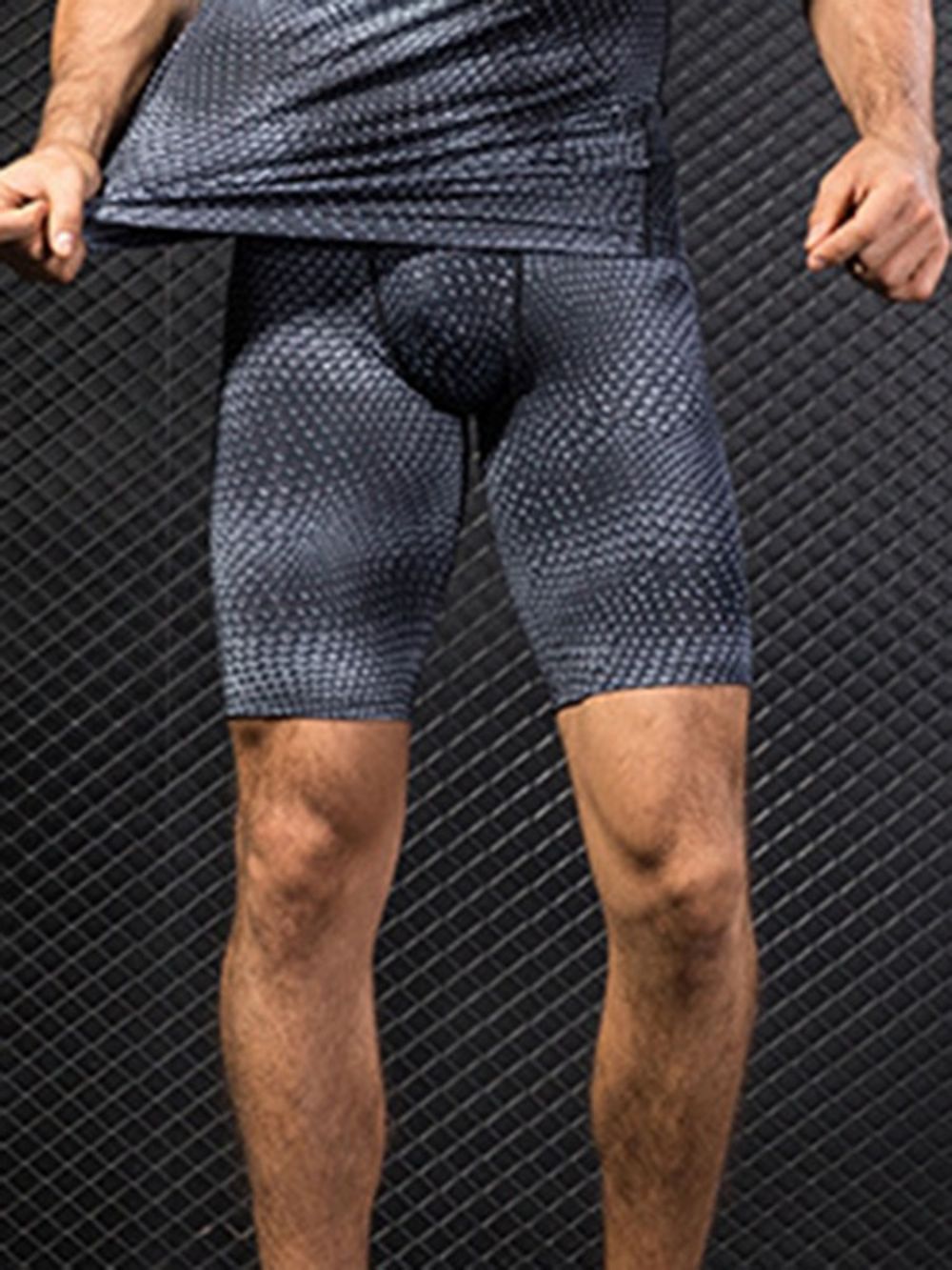 Calça Esportiva Masculina De Corrida De Secagem Rápida De Verão Sólida