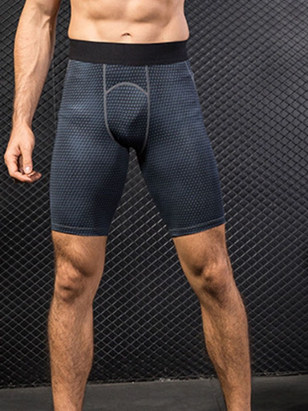 Calça Esportiva Masculina De Corrida De Secagem Rápida De Verão Sólida