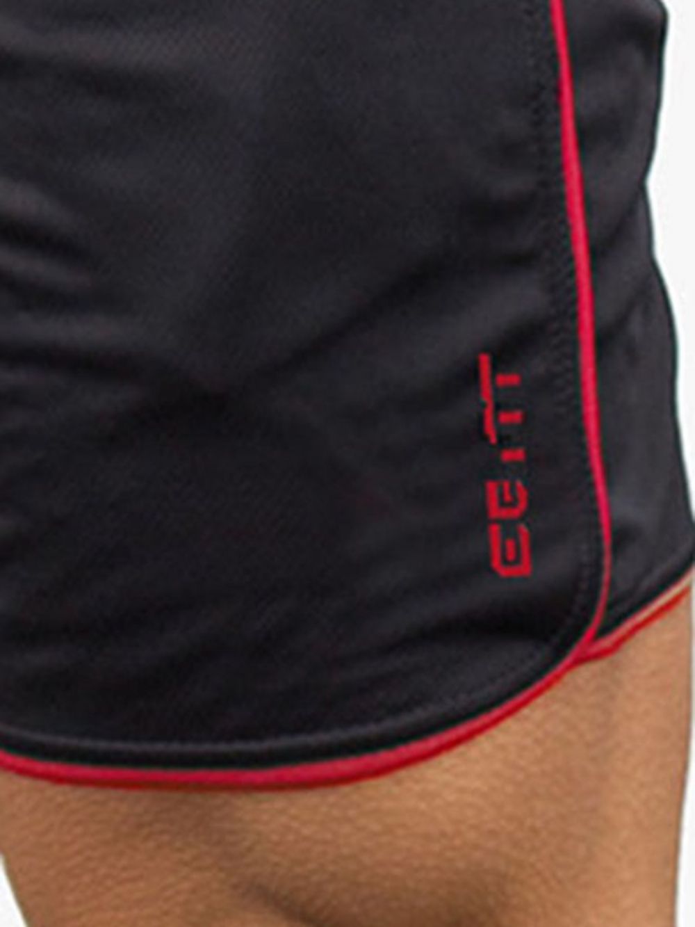 Calções De Corrida Masculinos Letter Shorts Esportivos