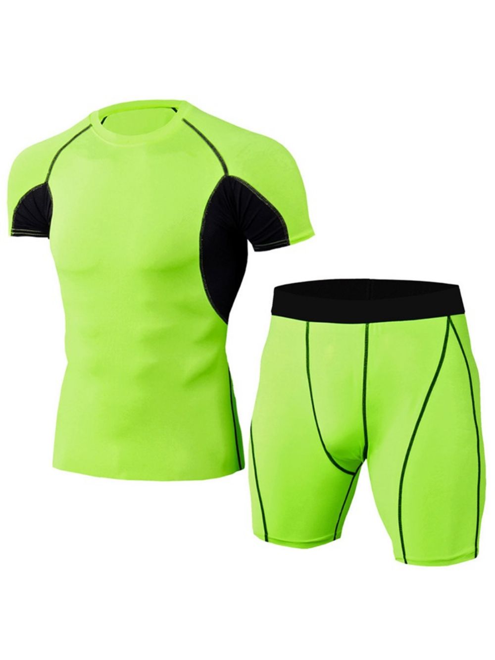 Conjunto Esportivo Masculino Color Block Shorts