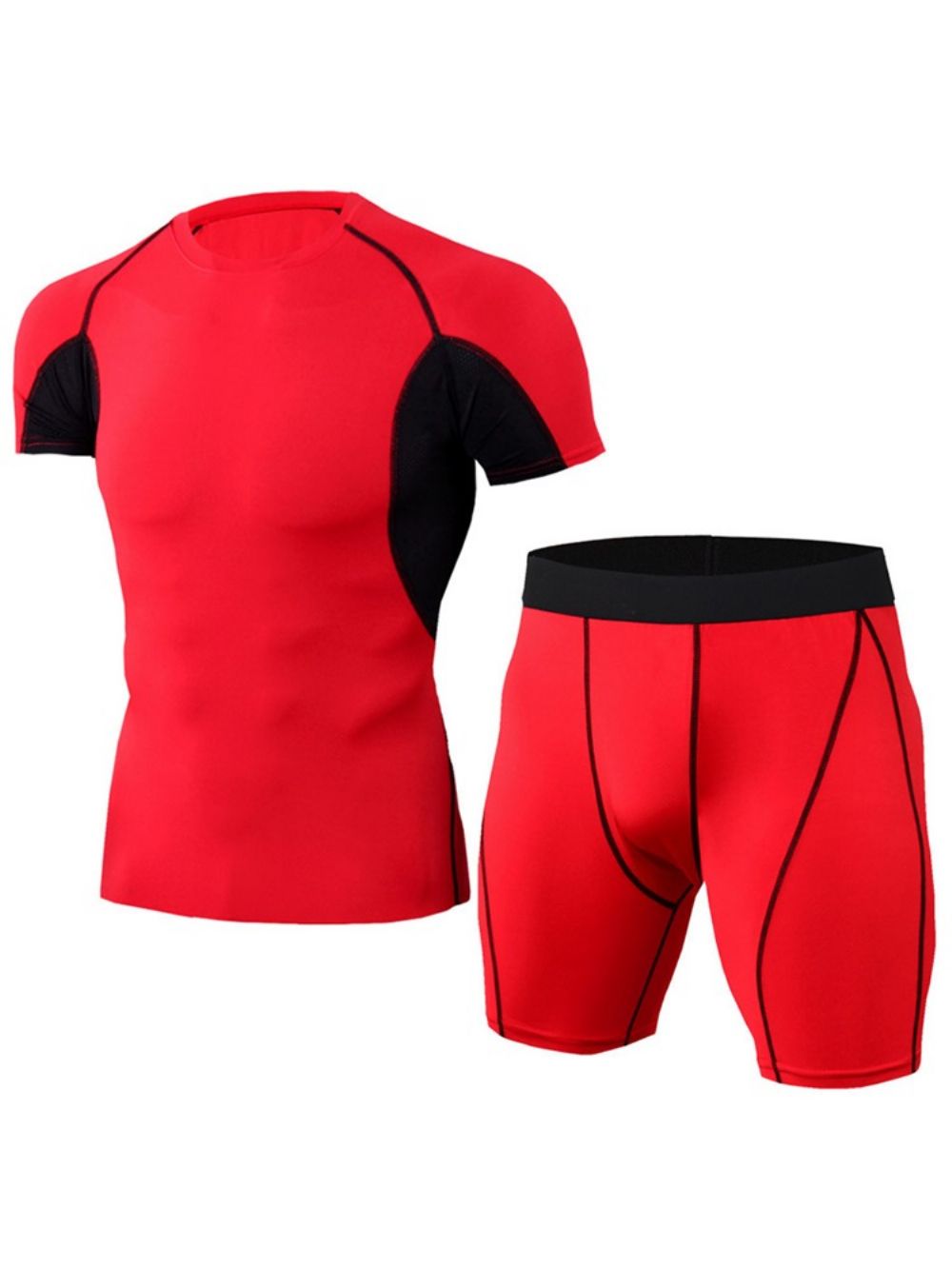 Conjunto Esportivo Masculino Color Block Shorts