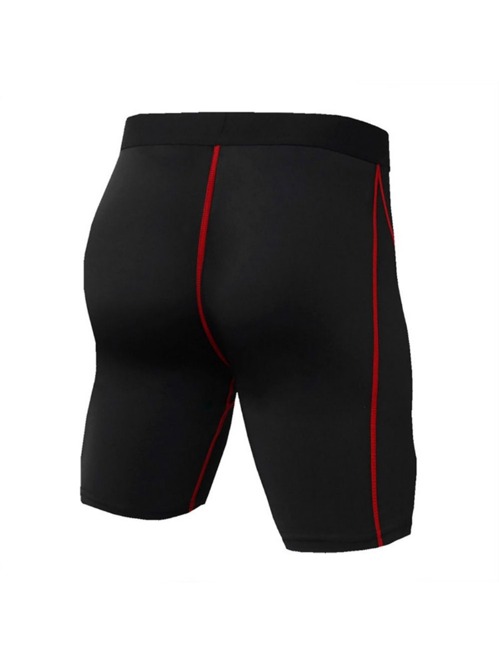 Short De Corrida Masculino Color Block Stripe Anti-Suor