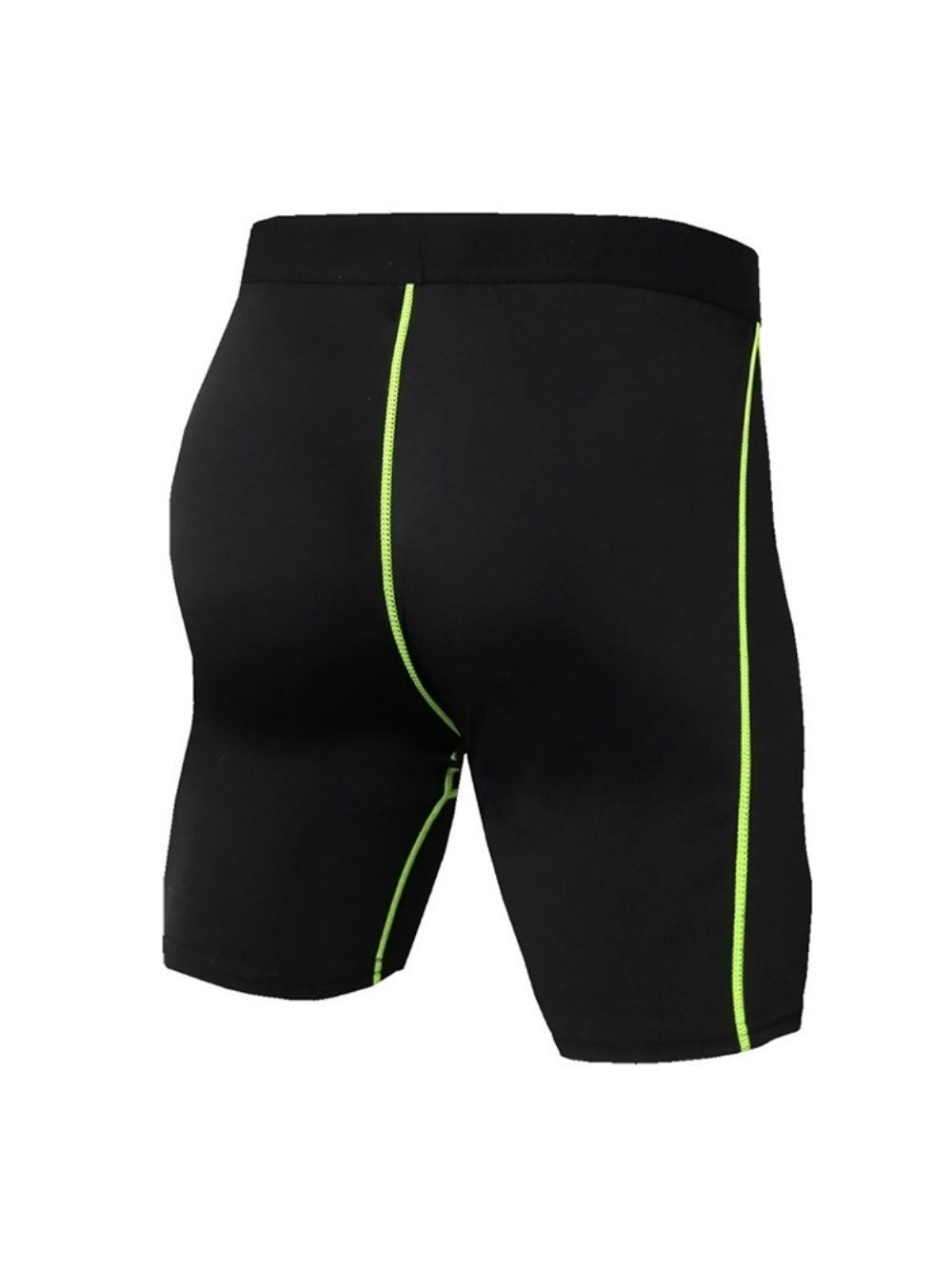 Short De Corrida Masculino Color Block Stripe Anti-Suor