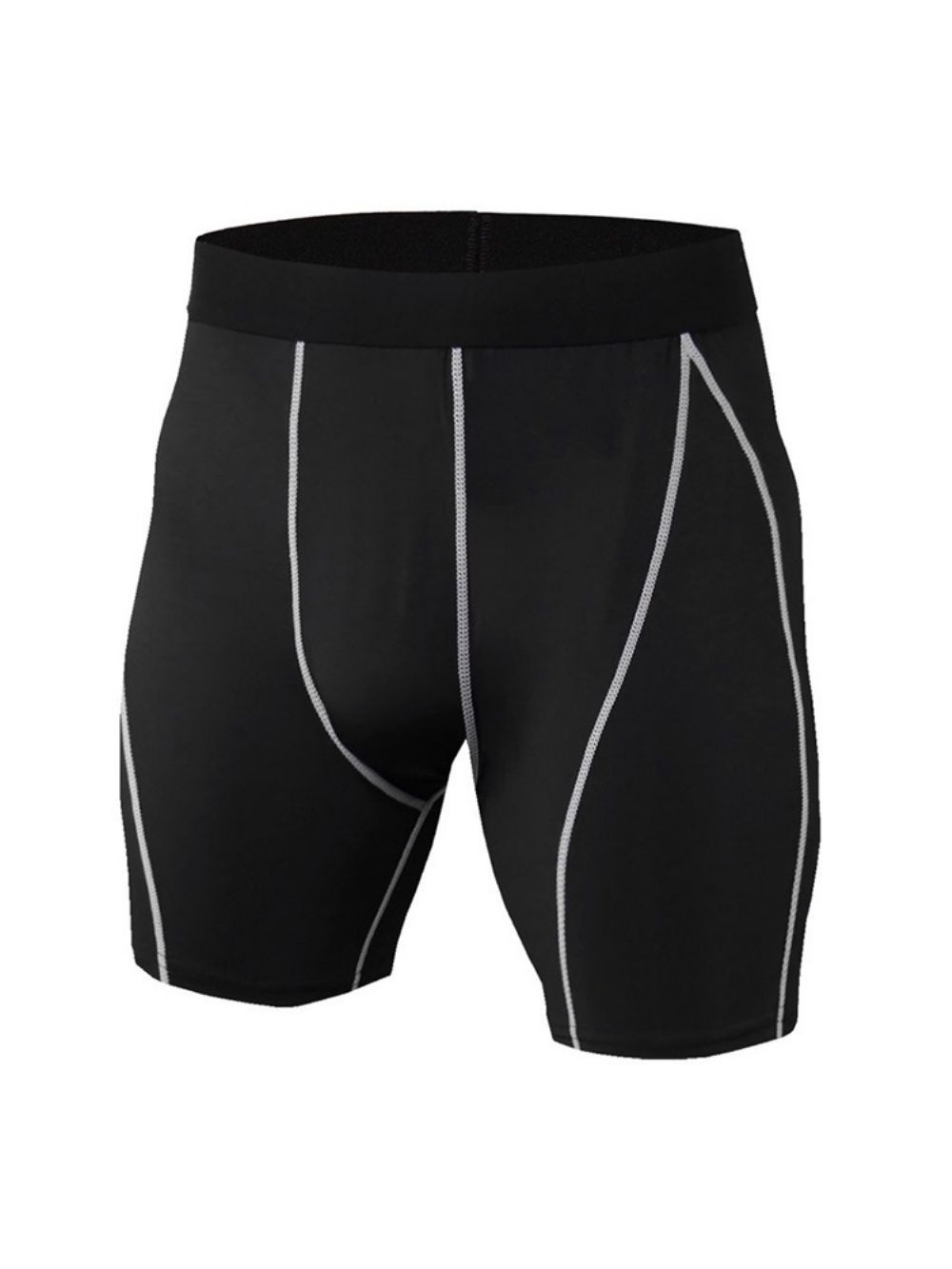 Short De Corrida Masculino Color Block Stripe Anti-Suor